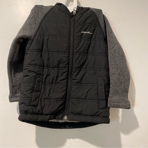 Eddie Bauer jacket boys 3T black gray - Picture 1 of 4